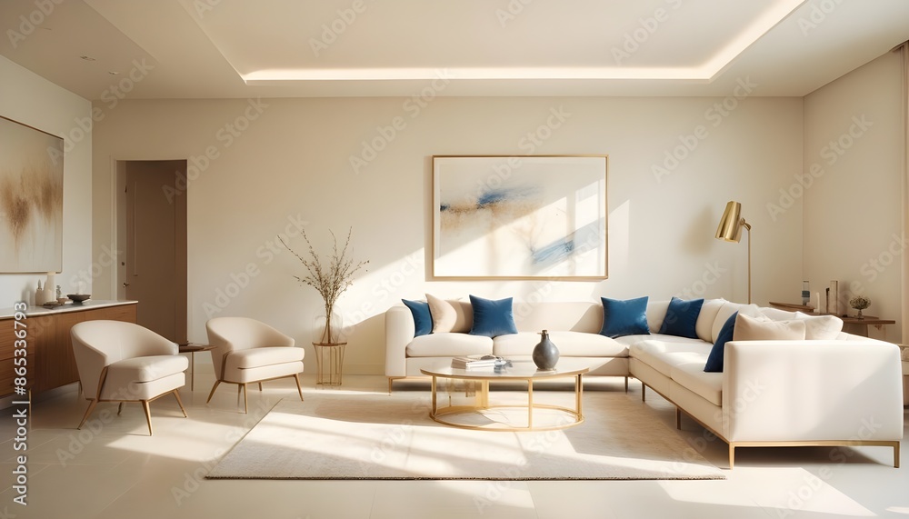 Photo interior modern design room 3d illustration Photo interior modern design room 3d illustration