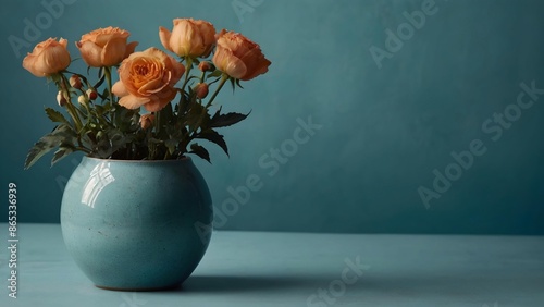 Wallpaper Mural vase with flowers Torontodigital.ca
