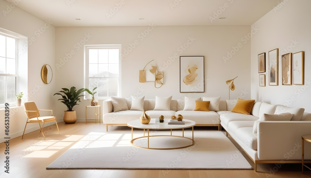 Photo interior modern design room 3d illustration Photo interior modern design room 3d illustration