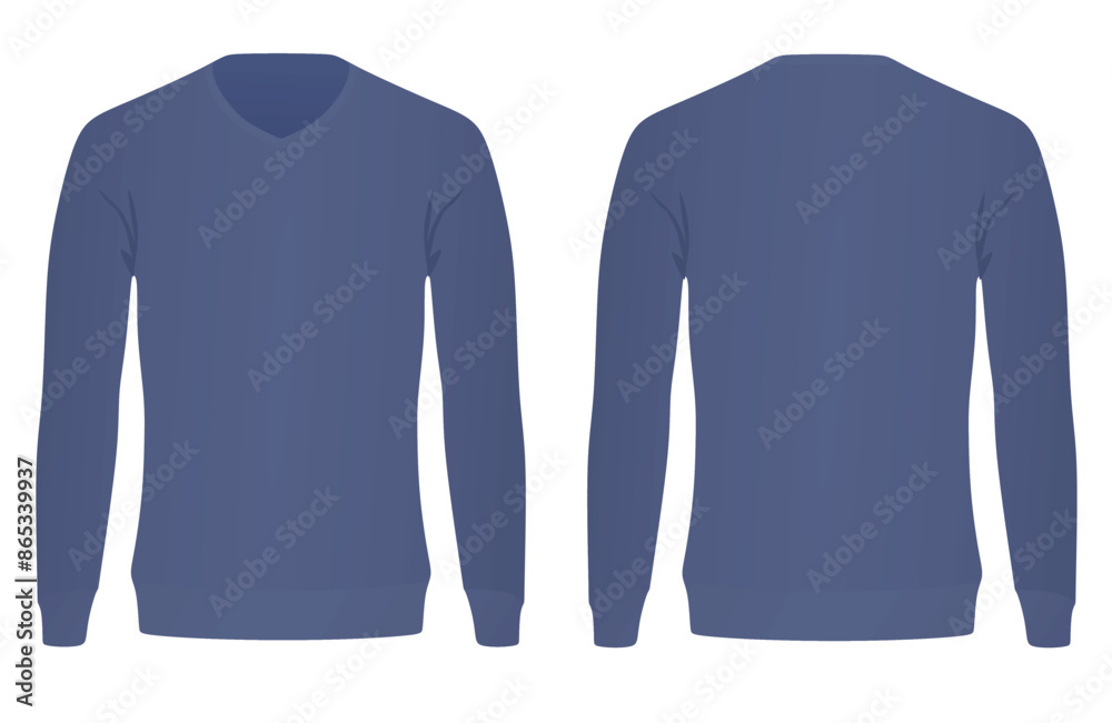 Blue top blazer. vector illustration Blue top blazer. vector illustration