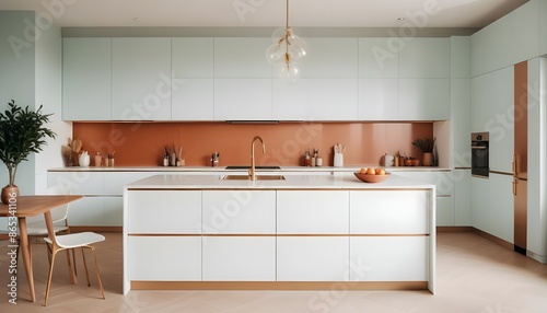 Photo interior modern design room 3d illustration