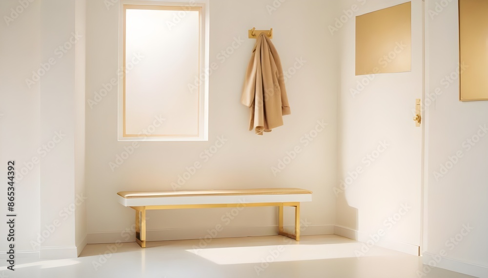 Photo interior modern design room 3d illustration Photo interior modern design room 3d illustration