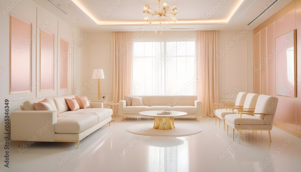 Photo interior modern design room 3d illustration Photo interior modern design room 3d illustration