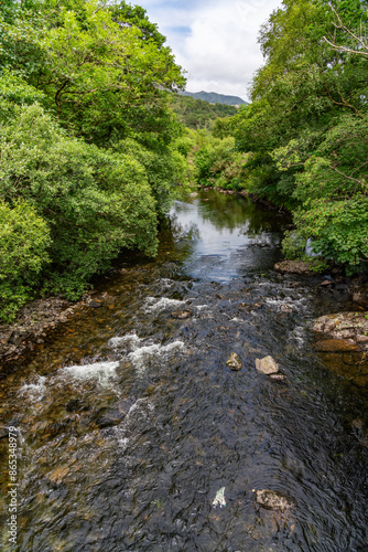 walking the Aberglaslyn Pass in North Wales