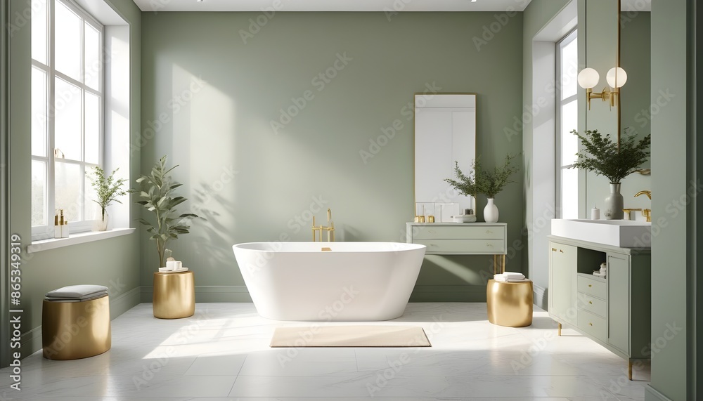 Photo interior modern design room 3d illustration Photo interior modern design room 3d illustration