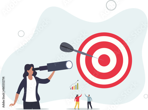 Targeted audience research methods for effective marketing .campaigns .flat illustration.