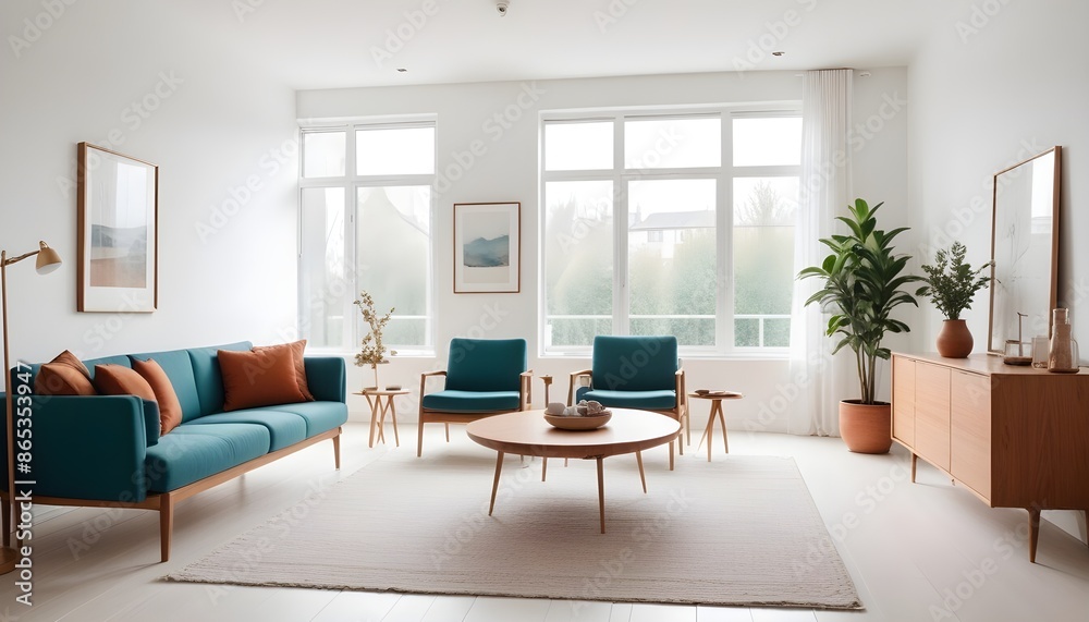 Photo interior modern design room 3d illustration Photo interior modern design room 3d illustration