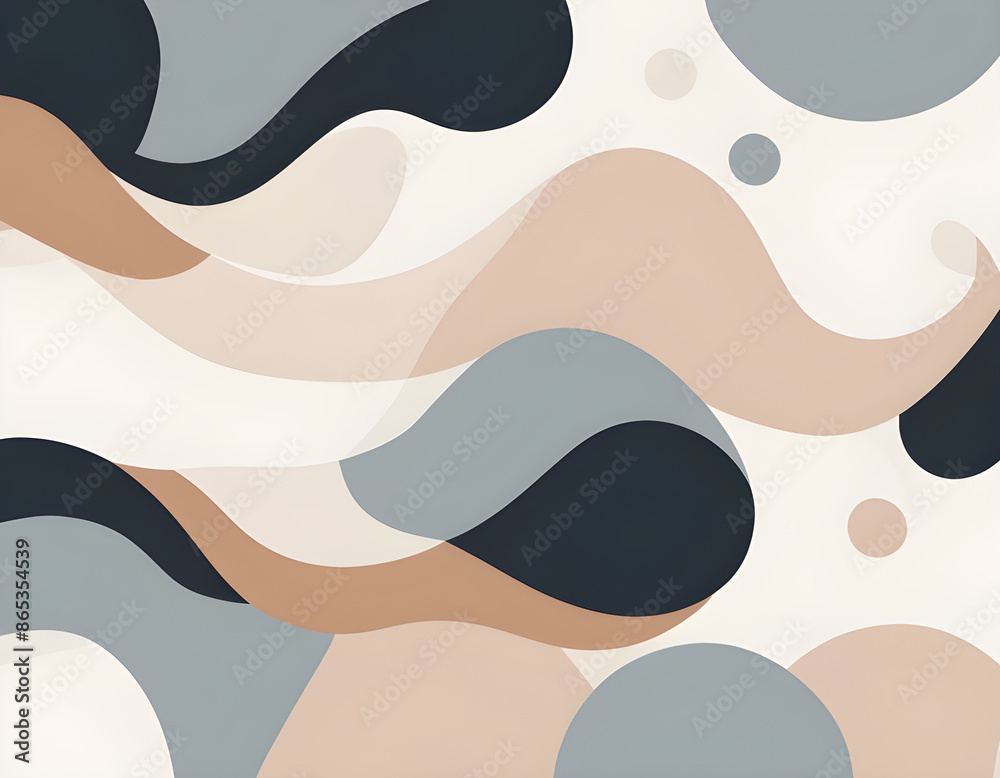 Soft beige green simple modern irregular abstract color blocks Soft beige green simple modern irregular abstract color blocks