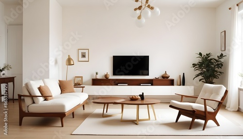 Photo interior modern design room 3d illustration