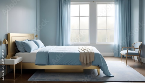 Photo interior modern design room 3d illustration