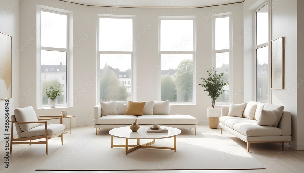 Photo interior modern design room 3d illustration Photo interior modern design room 3d illustration