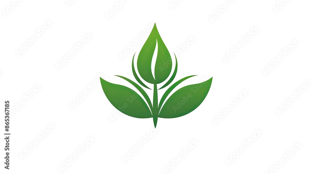 green plant isolated on white background green plant isolated on white background