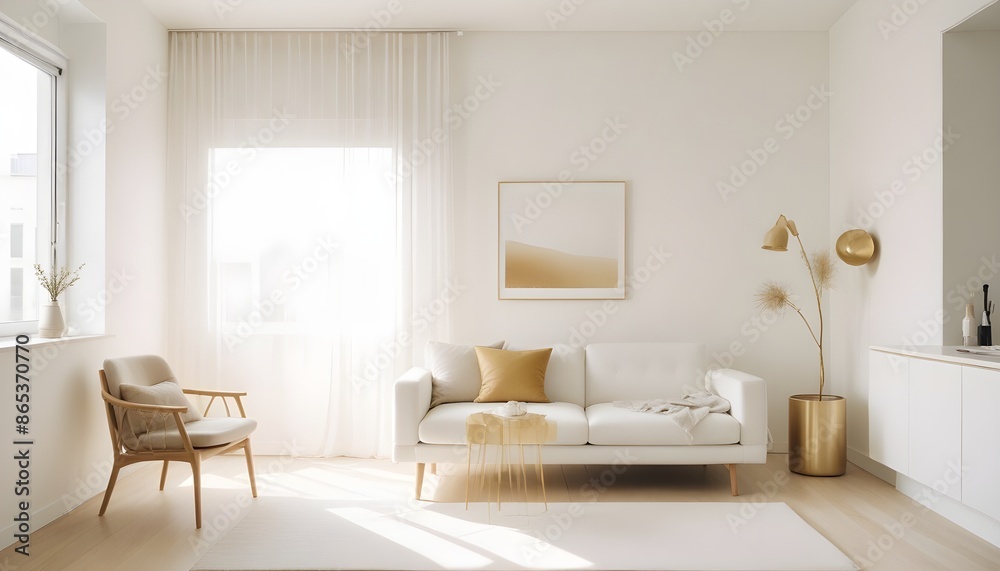 Photo interior modern design room 3d illustration Photo interior modern design room 3d illustration