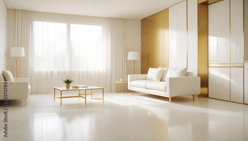 Photo interior modern design room 3d illustration Photo interior modern design room 3d illustration