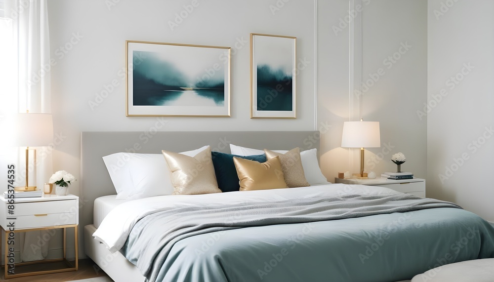 Photo interior modern design room 3d illustration Photo interior modern design room 3d illustration
