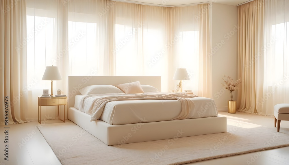 Photo interior modern design room 3d illustration Photo interior modern design room 3d illustration