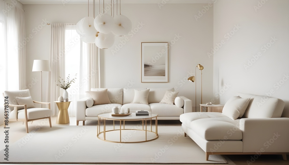Photo interior modern design room 3d illustration Photo interior modern design room 3d illustration