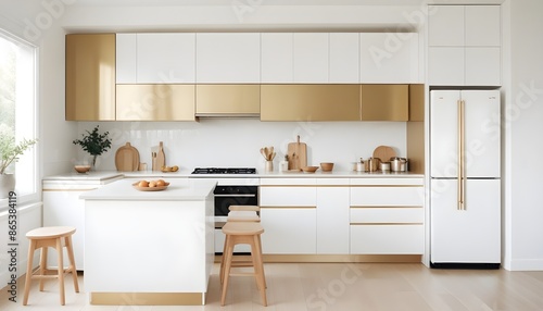 Photo interior modern design room 3d illustration