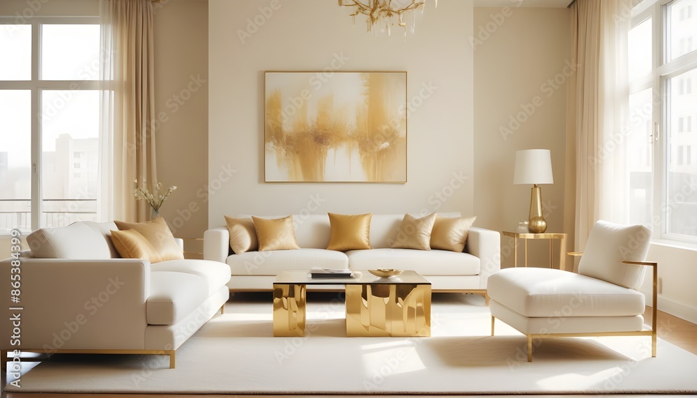 Photo interior modern design room 3d illustration Photo interior modern design room 3d illustration