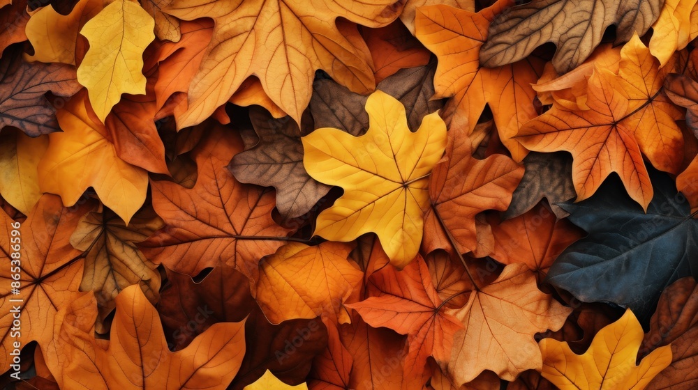 Autumn Leaves Texture Background Autumn Leaves Texture Background