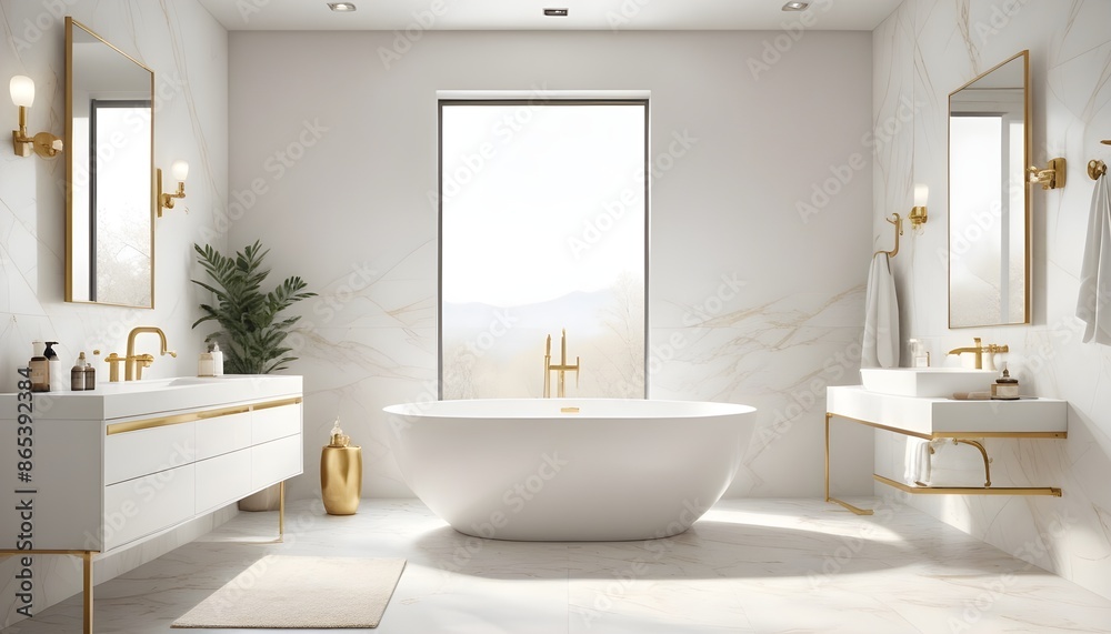 Photo interior modern design room 3d illustration Photo interior modern design room 3d illustration