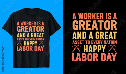 Labor Day T shirt design