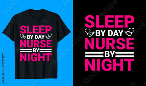 Nurse T shirt Design Typography Design