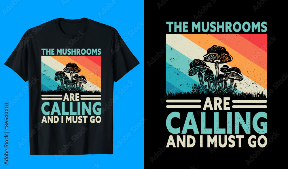 Mushrooms T shirt Design Mushrooms T shirt Design