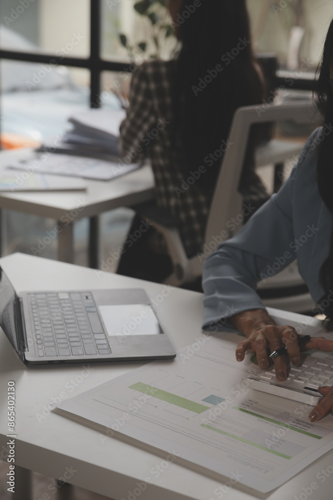 Team of business people working together in the meeting room office ...