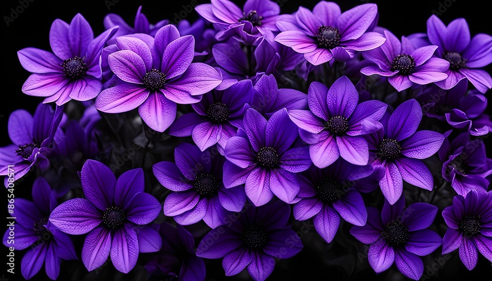 Midnight Marvels: Striking Flowers in Deep Purples and Vivid Blues Midnight Marvels: Striking Flowers in Deep Purples and Vivid Blues