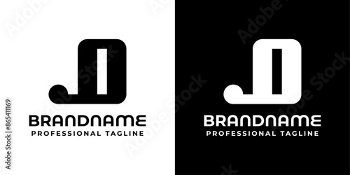 Letters JO Monogram Logo, Great for Multisector Company Branding
