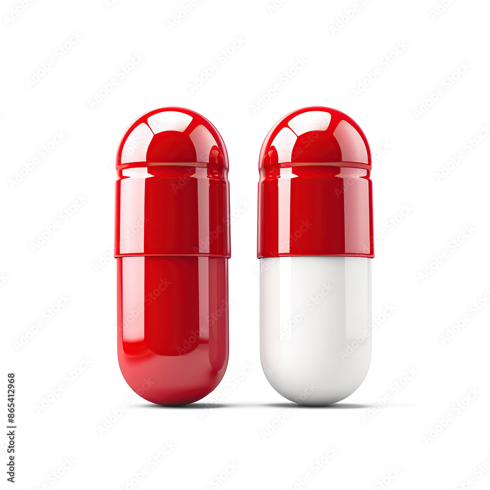 Pharmacy capsules. Cut out on transparent Pharmacy capsules. Cut out on transparent