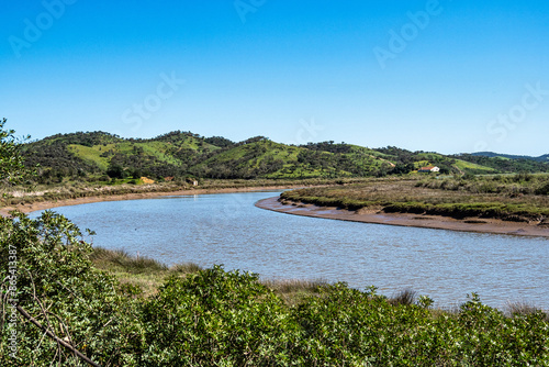 Walking from Troviscais to the River Mira, Vicentine Coast Natural Park Portugal, Rota Vicentina Coast. photo
