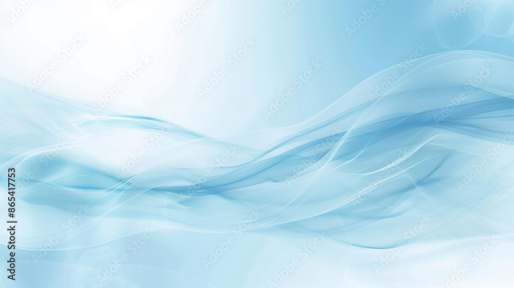 Baby blue & white gradient background. PowerPoint and Business background