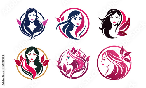 set of women with hair