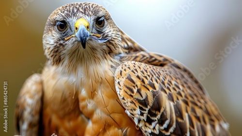 Close-up Portrait of a Hawk.