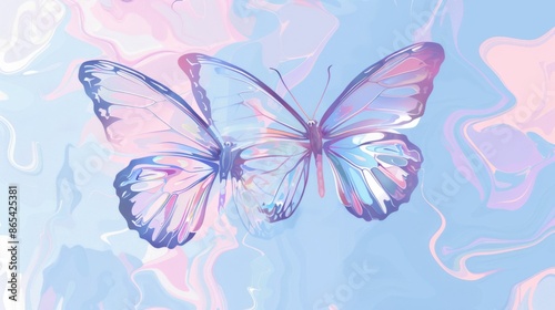 Transgender Rights incorporating Butterfly Metamorphosis Imagery