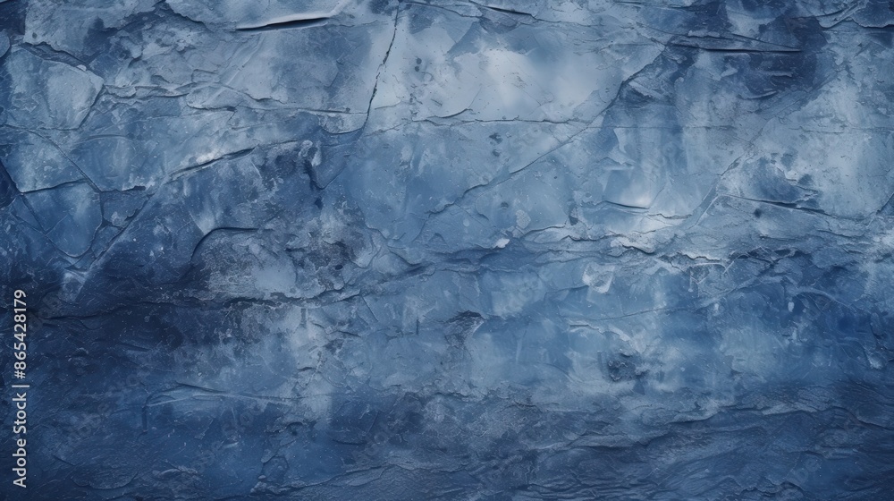 Abstract Blue Cracked Wall Texture Abstract Blue Cracked Wall Texture