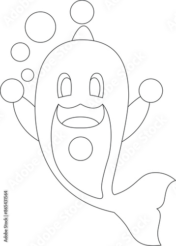 Dolphin Juggler Juggle Animal Vector Graphic Art Illustration