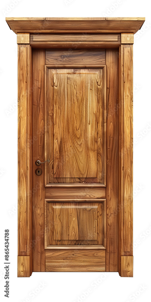 Brown Wooden door, PNG With Transparent Background Brown Wooden door, PNG With Transparent Background