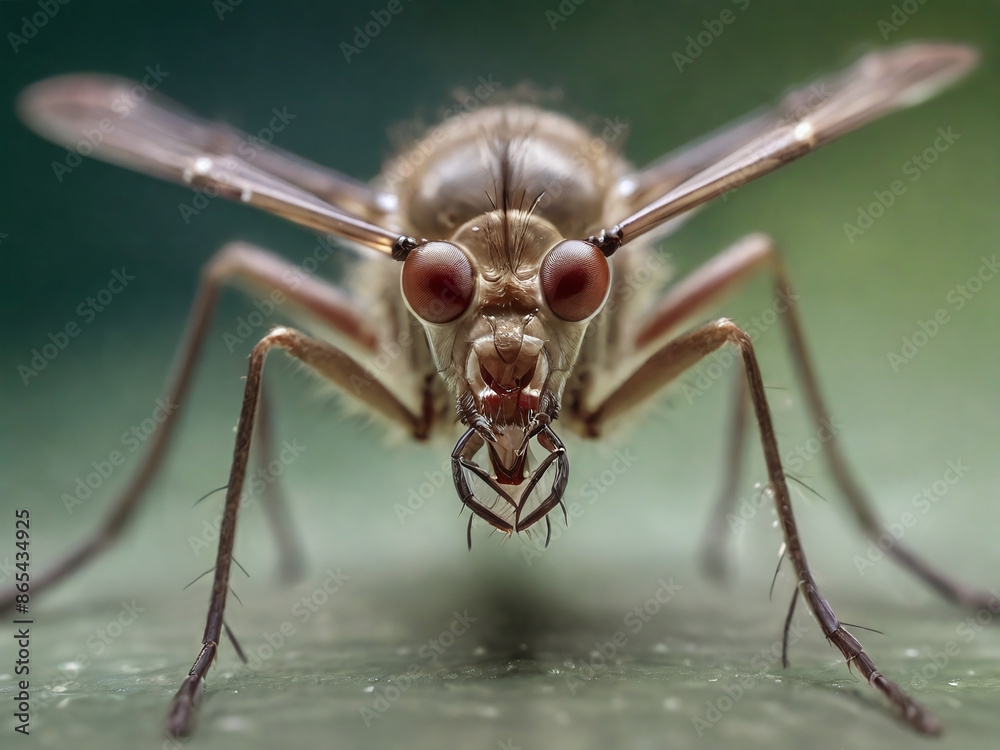 Fototapeta premium Mosquito Up-close