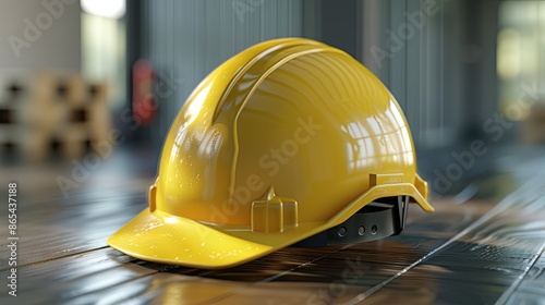 yellow hard safety helmet hat for safety project of workm.