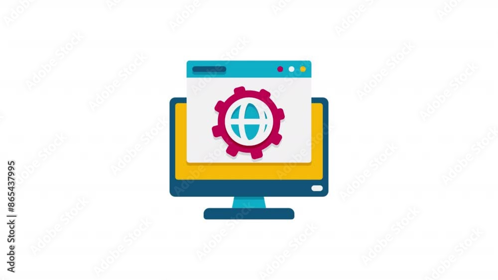 Website Optimization Icon Animation Website Optimization Icon Animation