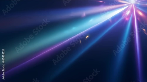 prismatic light flare and diamond reflection 4K photo