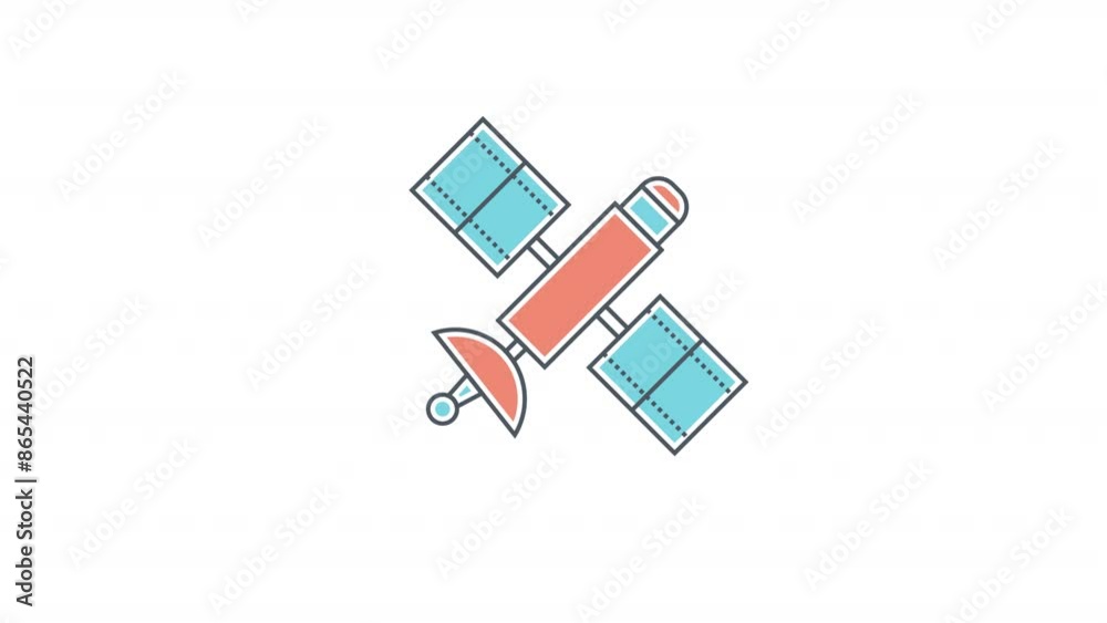 Satellite Icon Animation
