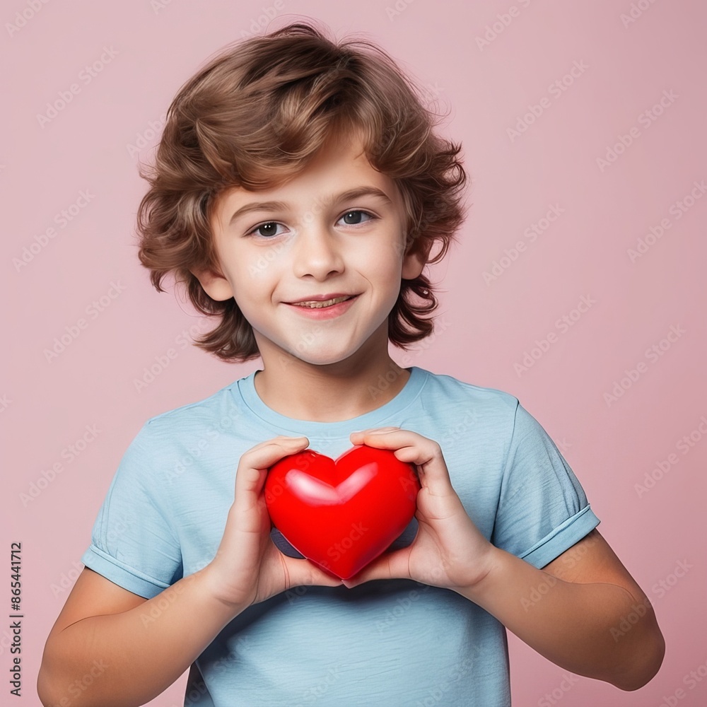 little boy isolated background, Generative Ai little boy isolated background, Generative Ai
