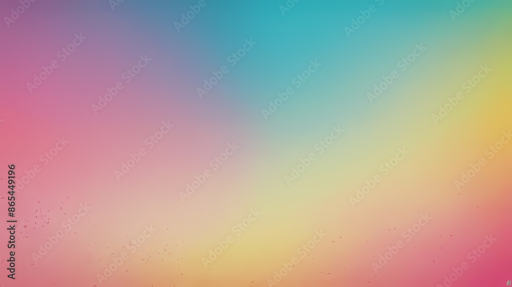 Obraz premium Vibrant Colorful Gradient Background with Pink Yellow and Turquoise for Modern Design.