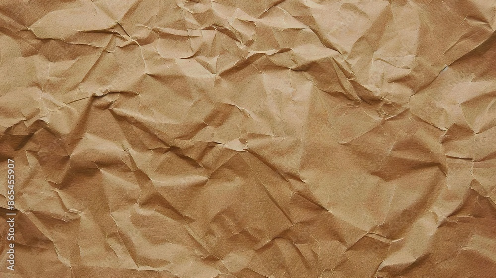 Obraz premium abstract background from crumpled kraft paper