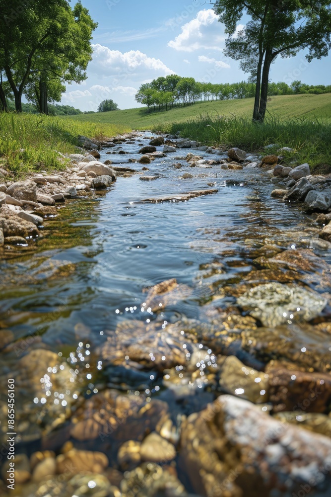 Obraz premium Discover groundbreaking aquifer sustainability methods for securing water availability and ecosystem well-being in the long run.