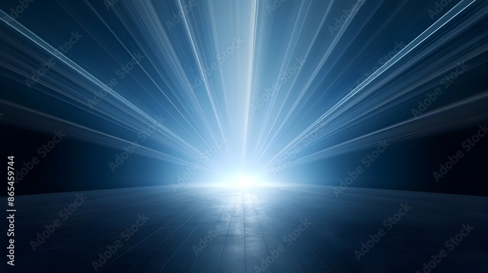 Fototapeta premium Striking Abstract Background with Radiant Beams of Glowing Illumination
